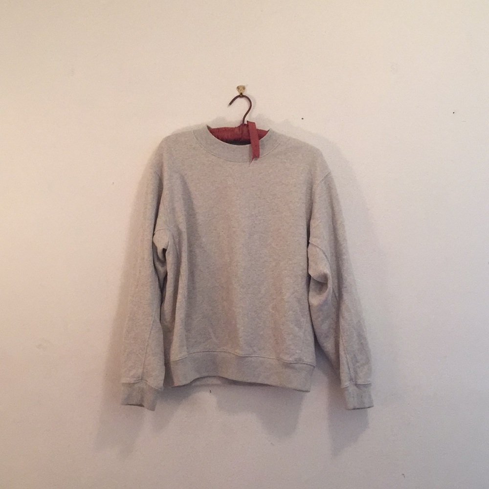 UNIQLO unisex grey sweatshirt crew neck small